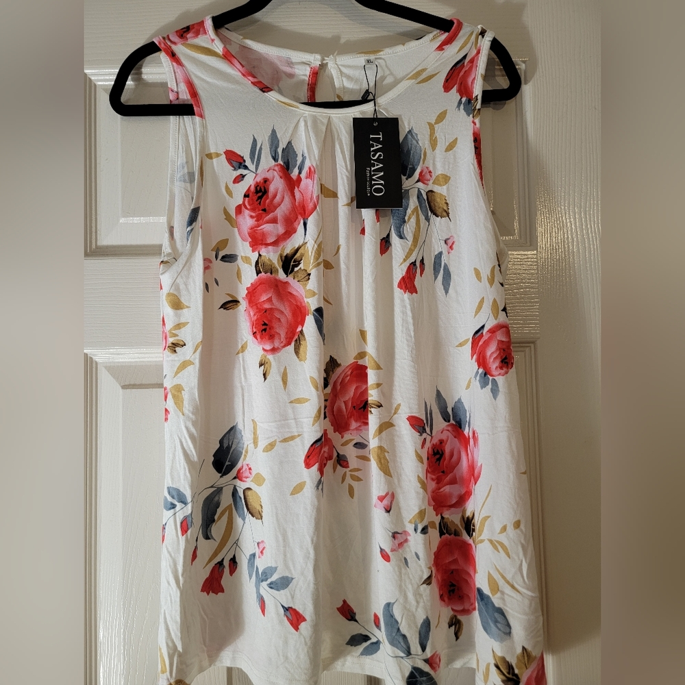 Floral tank top